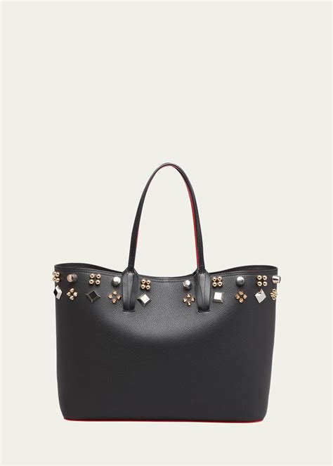 christian louboutin cabata tote bag replica|christian louboutin spiked bag.